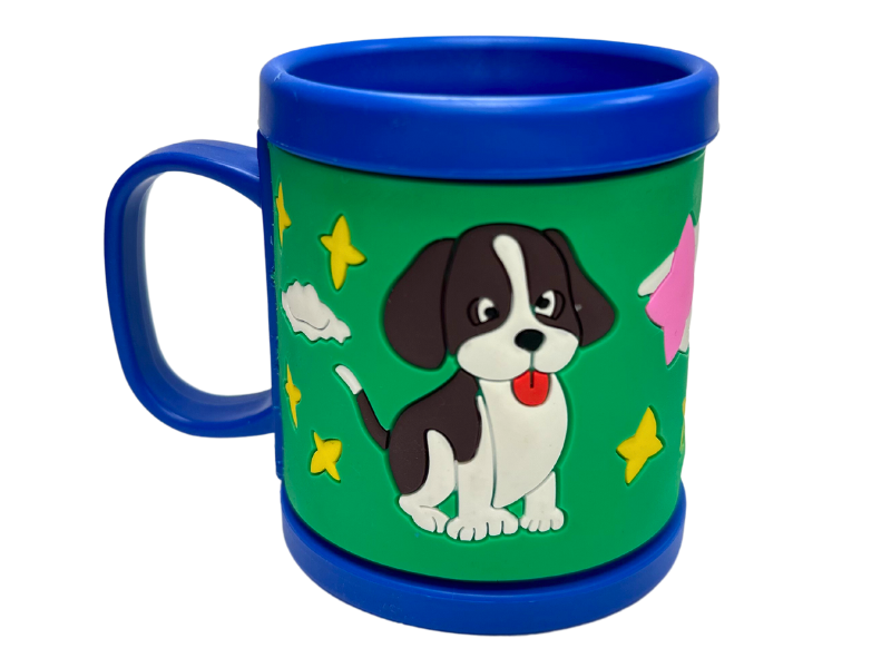 TAZA PLASTICA 3D PERRITO