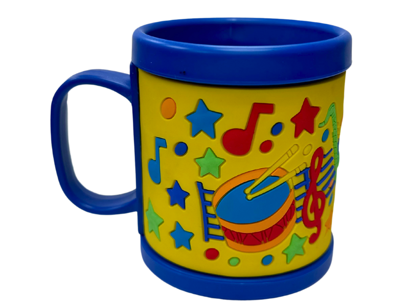 TAZA PLASTICA 3D MUSICA