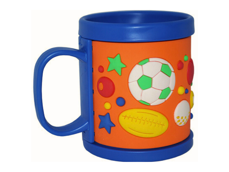 TAZA PLASTICA 3D PELOTAS